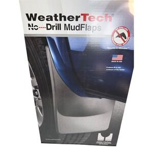 WeatherTech MudFlaps 2020 Jeep Gladiator Rear Black Brand New 120113 No-Drill